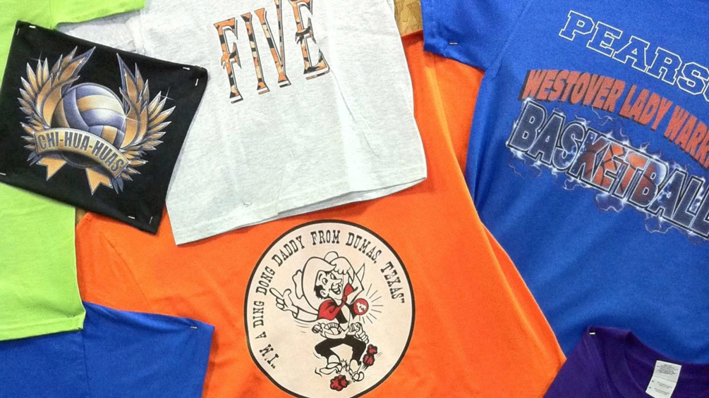 Seeing and feeling garments in person can make it easier to choose the right apparel, color and customization method.