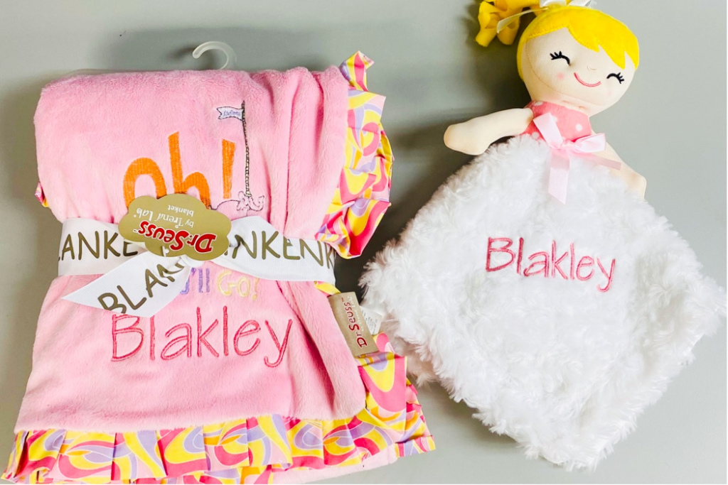 embroidery thread color samples Personalized embroidery can turn blankets and gifts into one-of-a-kind keepsakes.